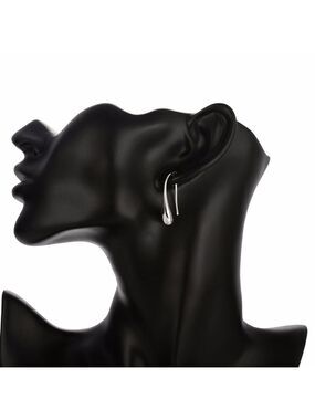 Silver Water Drop Earrings